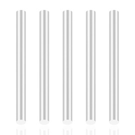 iMeistek Aluminium Rods, 6mm Diameter 250mm Length Aluminium Round Rods bars for DIY Crafts RC Cars model (5PCS)