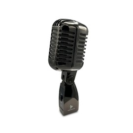 VybeSound Retro Microphone VS Series for Stage Performace, Karaoke, and More (Black)