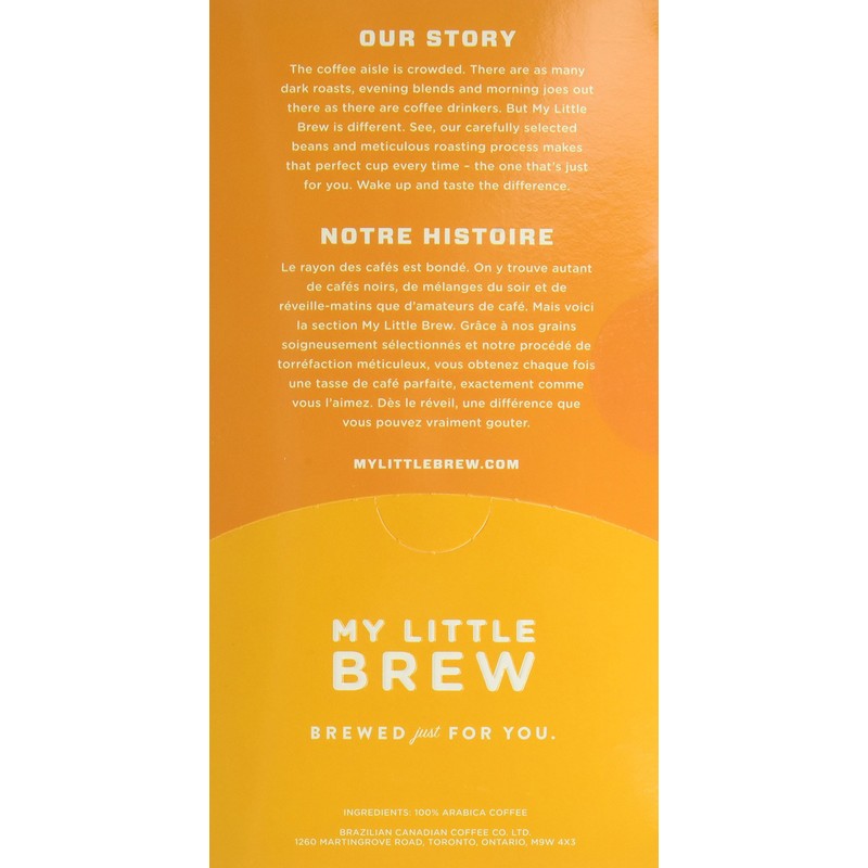 My Little Brew - Donut Shop Blend, Single Serve K-cup