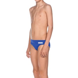 Arena Children's Solid Brief Jr Costume/Slip, red, baby, Solid Brief Jr, Blu reale/bianco