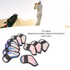 10 PCS Golf Club Head Covers PU Fabric Surface Stylish