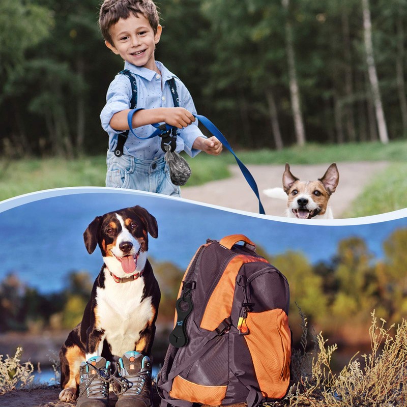 PuppyDoggy Dog Poop Bag Holder for Leash Waste Bag Carrier