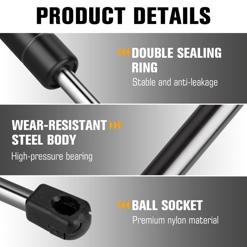 Rear Trunk Lift Support Shocks for Dodge Challenger 2008-2016 Gas