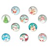 WELANE Christmas Fridge Magnets, 10 PCS Classic Christmas Pattern Fridge