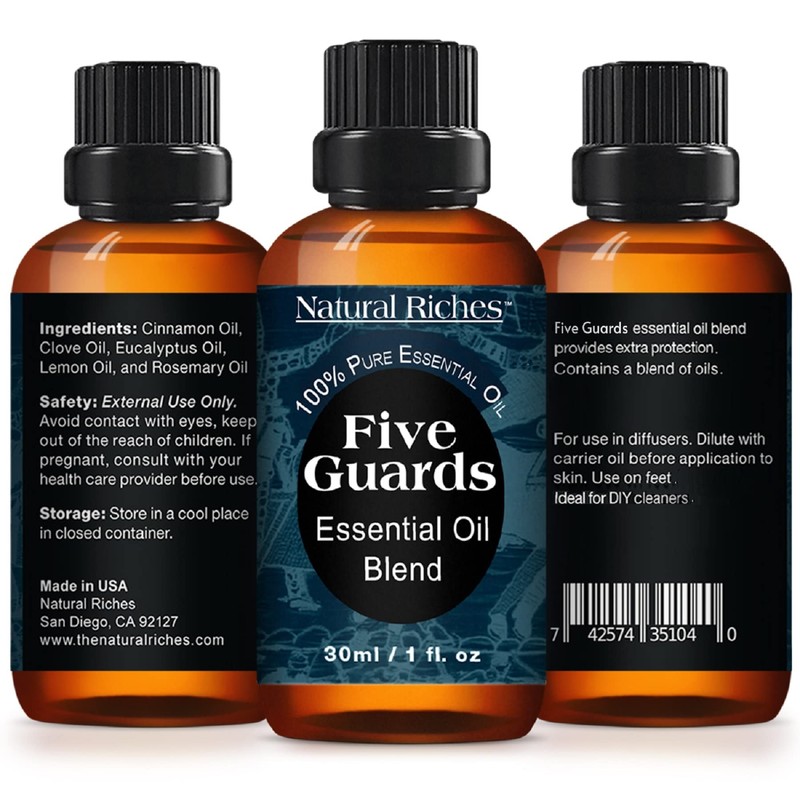 Natural Riches Five Guards Essential Oil Blend for Health Shield