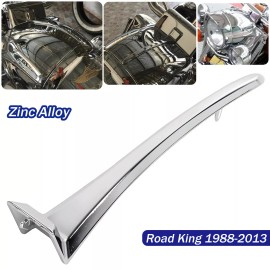 Unbranded For Harley Road King FLHR Classic Custom Headlight Nacelle Trim Spear Zinc Alloy