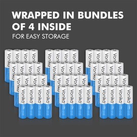 Voniko - Premium Grade AAA Batteries - 48 Pack - Alkaline Triple A Battery - Ultra Long-Lasting, Leakproof 1.5v Batteries - 10-Year Shelf Life