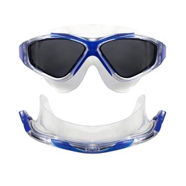 ZONE3 Vision Max Schwimmbrille mit ultraweichen Silikondichtungen/Anti-Beschlag-Panorama-Gläser, klare Sicht, kein Auslaufen, Taucherbrille, Unisex