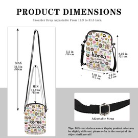 Good Idea Korea CB Crossbody Bag - South Korea Travel Souvenir Gift for Bachelorette Trip