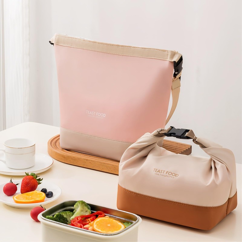 Taoluwin Insulated Lunch Bag, Thermal Lunch Tote Bag with Triple-Layer