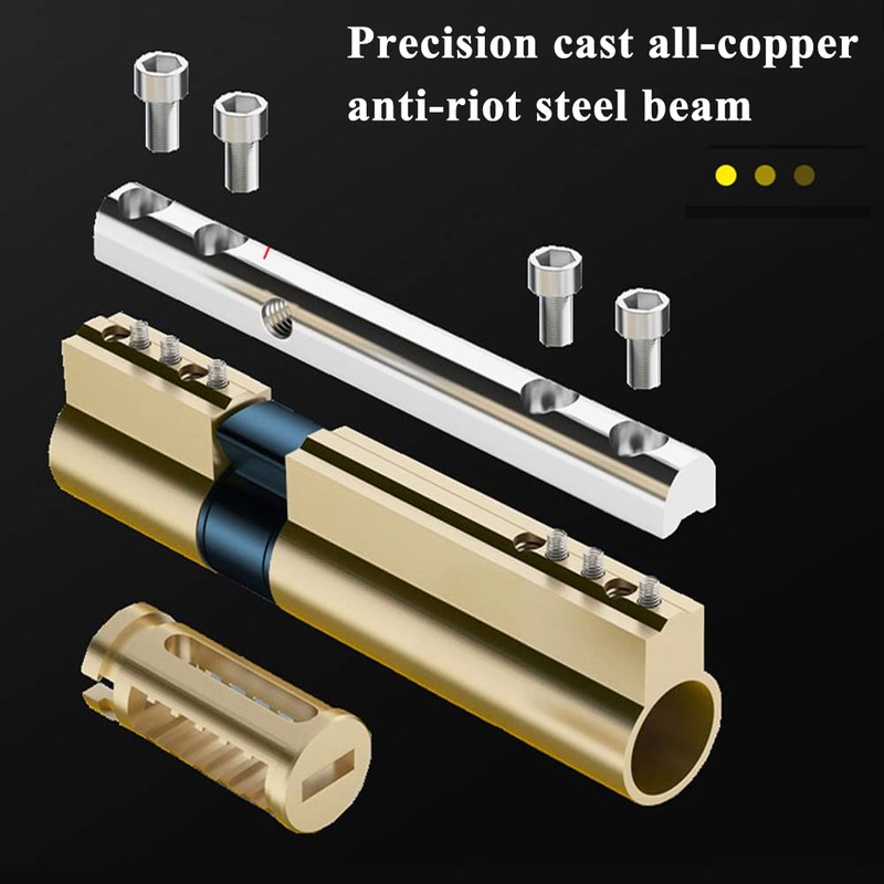 TNMV Door Lock Cylinder Profile Cylinder 40/40 (80 mm) with