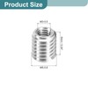 sourcing map 10Pcs Threaded Inserts, M3-0.5x6 & M5-0.8x6 Stainless Steel
