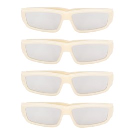 4pcs Solar Eclipse Viewer Glasses Sun Protection Color Changing Sun Viewing Glasses