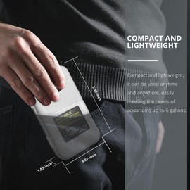 YQMIGU Small Air Pump for Fish Tank 6 Gallons, Aerator for Bait Bucket,Bubbler Stones for Aerator, Bait Bucket Air Pump,Quiet Voice, Suitable for Tropical Fish Enthusiasts and Fishing Enthusiasts