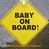 Baby on Board Sticker Car, Baby on Board Car Warning