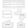 IJIJIJ 5Pcs Boxy Bag Making Templates for DIY Sewing Enthusiast
