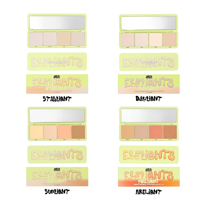 MADE BY MITCHELL EYELIGHTS BRIGHTENING POWDER PALETTE - SUNLIGHT, MADE