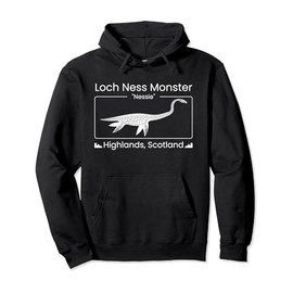 Loch Ness Monster Nessie Scotland Cryptid Monster Pullover Hoodie