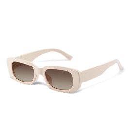 JASPIN Rectangle Sunglasses for Women Men Trendy Y2k Retro 90s Sun Glasses UV Protection Cool Square Frame