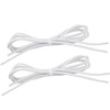 Tylastic 73889 Sammons Preston Shoelace, White, 26" Length, 1/8" Width,
