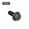 sourcing map Metric M12x30mm Hex Flange Bolts, 6pcs 10.9 Grade