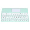 Touch Wireless Keyboard Round Keycaps Ergonomic Design Ultra Thin Smart