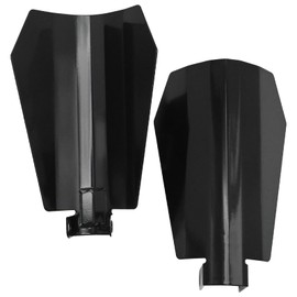 ZUDKSUY 2 Pcs Motorcycle Handguards Large Coffin Cut Hand Guards Replacement for Harley Davidson Touring Sportster Dyna 2007-2020, Black