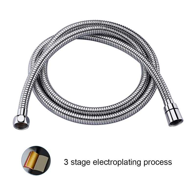 GRIFEMA COMPLENTOS-G851-SE Flexible Shower Hose, Water-Saving Hand Shower / Round