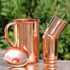 Copper Jug and 2 Tumblers for Ayurveda Health Benefit, Pure