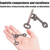 LJFEA 2 Sets of Key Puzzles, Tricky Puzzle Locks, 3D