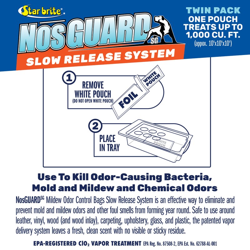 Star Brite NOS-Guard Mildew Odor Control Bags - Slow Release