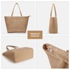 KALIDI Straw Beach Bag for Women Straw Tote Bag with