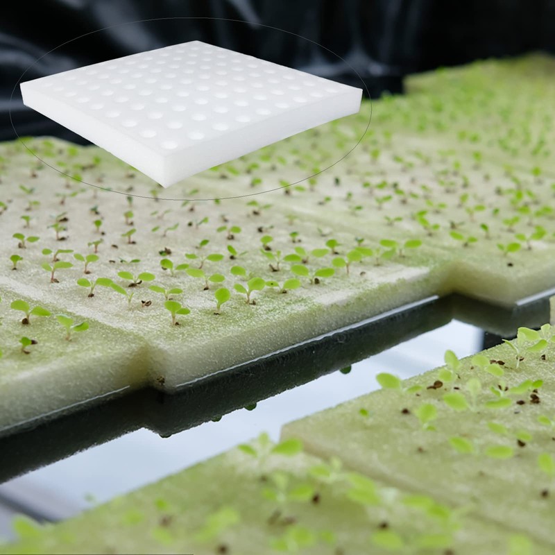 Tongnian 600 Pcs Hydroponic Sponges, Soil-Less Cultivation Planting Gardening Tool,