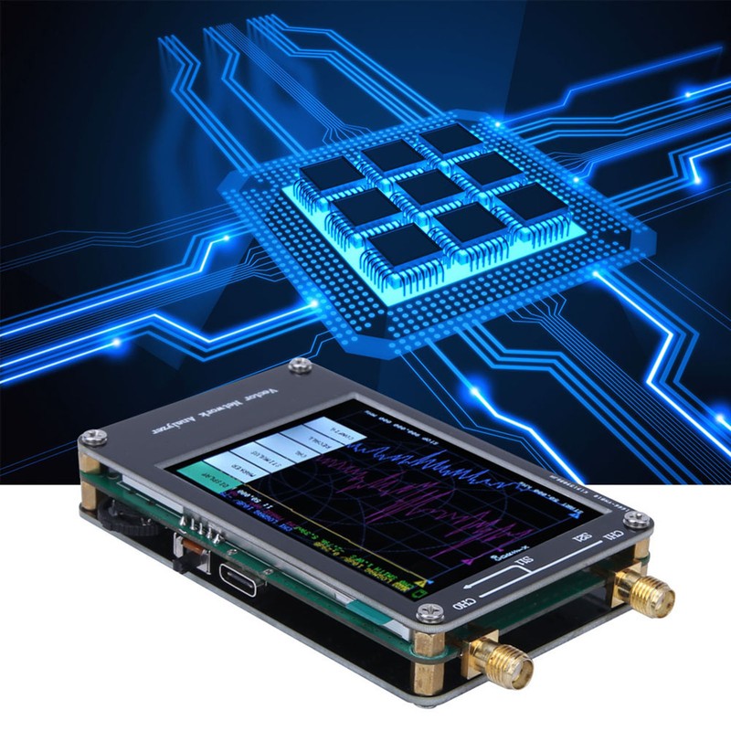 NanoVNA Vector Network Antenna Shortwave Analyzer 50Khz~900Mhz 2.8in TFT 70/60/50dB