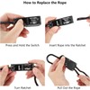 DIRBUY 4 pcs Kayak Rope Tie Downs - 1/4 inch