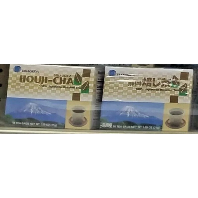 TAKAOKAYA GENMAI 2 PACK TAKAOKAYA SHIZOUKA HOUJI-CHA JAPANESE REASTED TEA