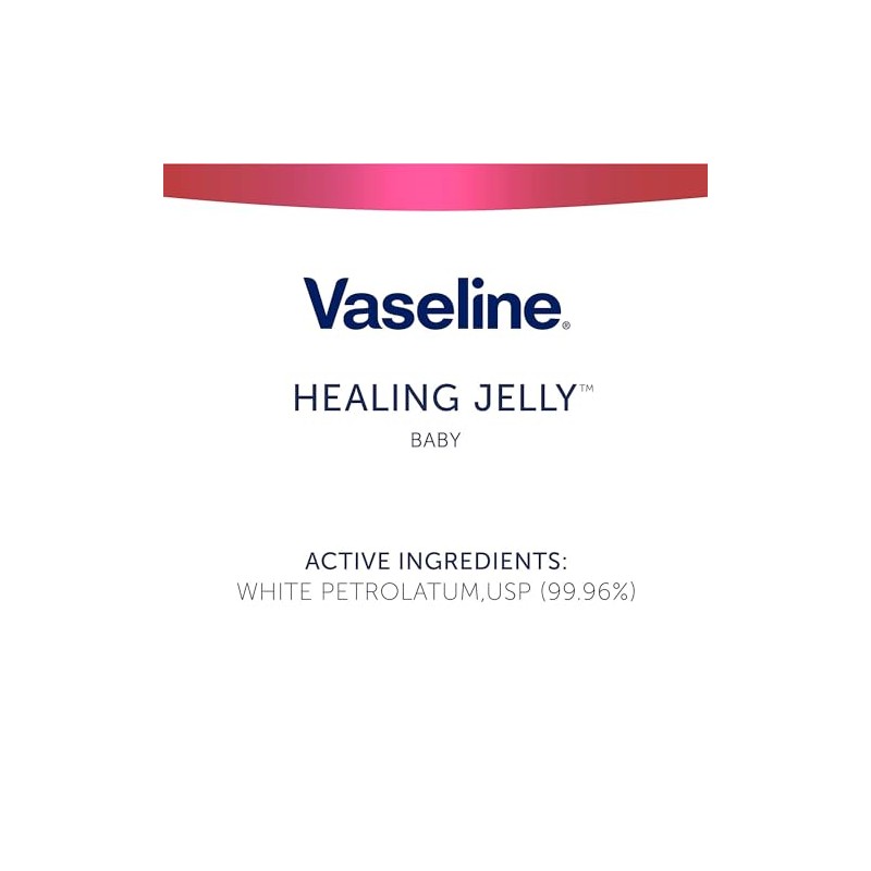 Vaseline 100% Pure Petroleum Jelly, Baby 13 Ounce (Pack of