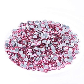 Jollin Hot Fix Crystals Flat Back Rhinestones Glass Rhinestones Nail Art Gems Gems SS30 288pcs Rose