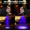 ULTRAFIRE Powerful 365nm UV Flashlight - Rechargeable LED Blacklight, Multi-Functional