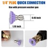 Solivede Pressure Washer Nozzle Tips Misting Nozzle, Low Pressure Spray