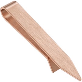 HAWSON Tie Clip for Men 4 Pcs & Single (Gold Silver Black Rose Gold Tie Clip), 2.2 Inch Skinny Tie Bar, Matte Brushed Minimalist Design Tie Pin, Secure Hold for Formal Suits, Wedding & Business Gifts