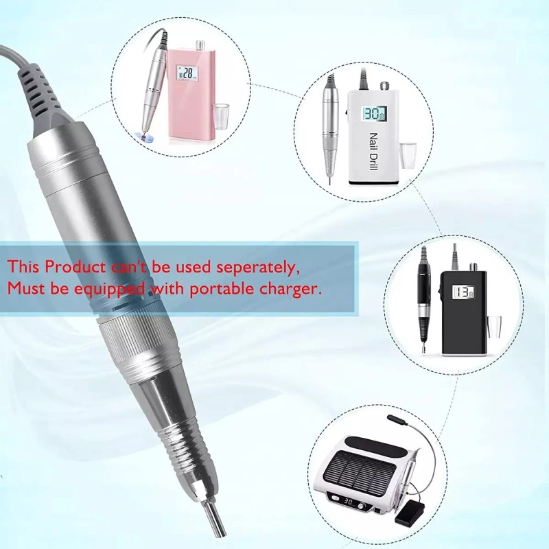 Pulidor Profesional De Uñas 1 Cable D/ Alimentacion Uñas Profesional