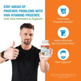 Viva Vitamins Suplemento Salud Próstata Hombres 60 Cápsulas