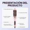 Cepillo Térmico Wavytalk, Cepillo Redondo De Cerámica, Rosa