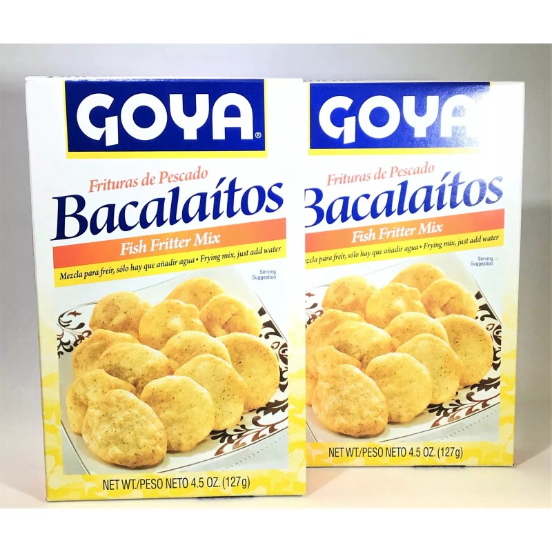 Goya Bacalaitos - Fish Fritter Mix 4.5oz (2pack)