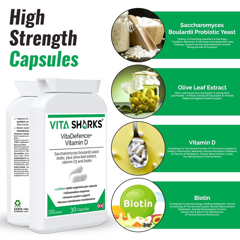 VitaDefence+ Vitamin D Complex - Immune Defence Boosting Formula |