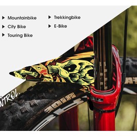 OVTSPO MTB Mud Guard | Mountain Bike Fender Set Avant et Arrière | Garde-Boue VTT Pour Roues 26"/27.5"/29"/Fat Bike | Protection Anti-Éclaboussures | Mountain Bike Mud Guard Kit