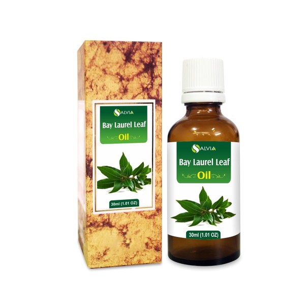 Salvia Bay Laurel Leaf Oil (Laurus Nobilis) 100% Pure & Natural Undiluted Essential Oil, 30ml/1.01fl oz