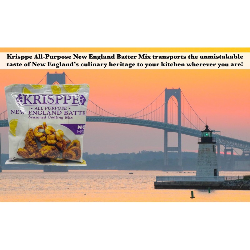Krisppe All Purpose New England Batter Seasoned Coating Mix