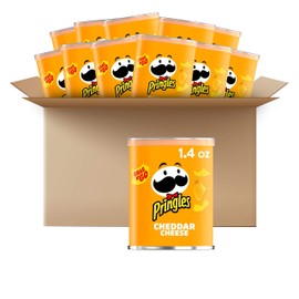 Pringles Cheddar Cheese Crisps Small Stacks, 1.41 Ounce (Pack of 12) (3800084556)
